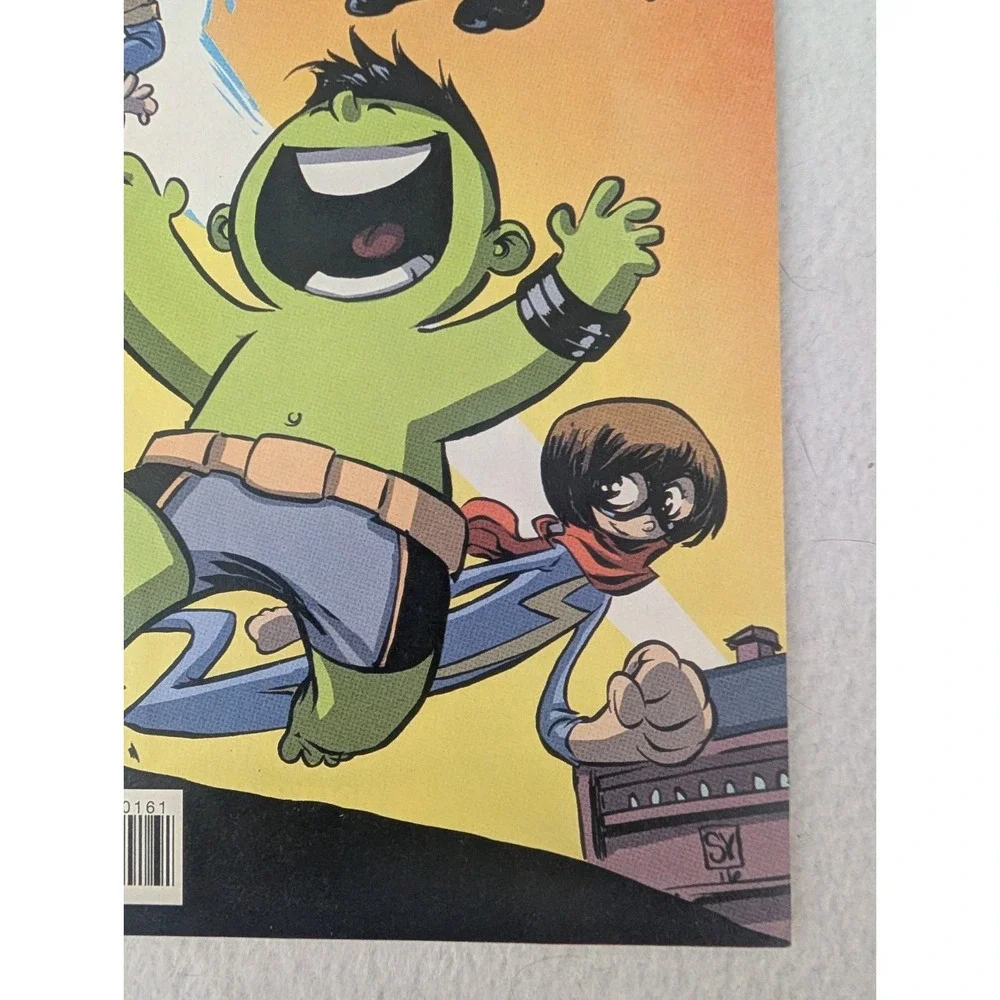Marvel Champions #1 Skottie Young Variant Baby Cover Miles Morales Hulk NM Range